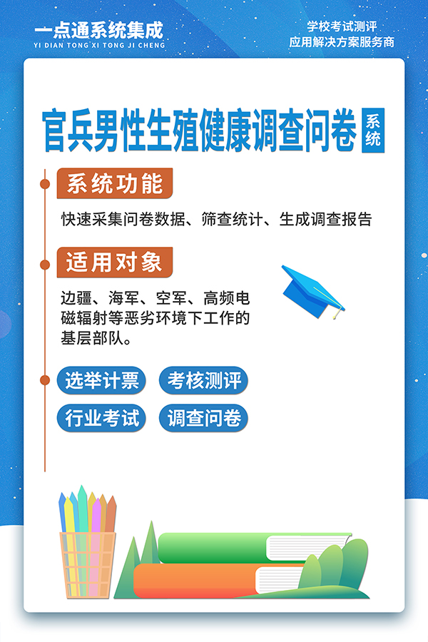 《官兵男性生殖健康調(diào)查問卷系統(tǒng)》